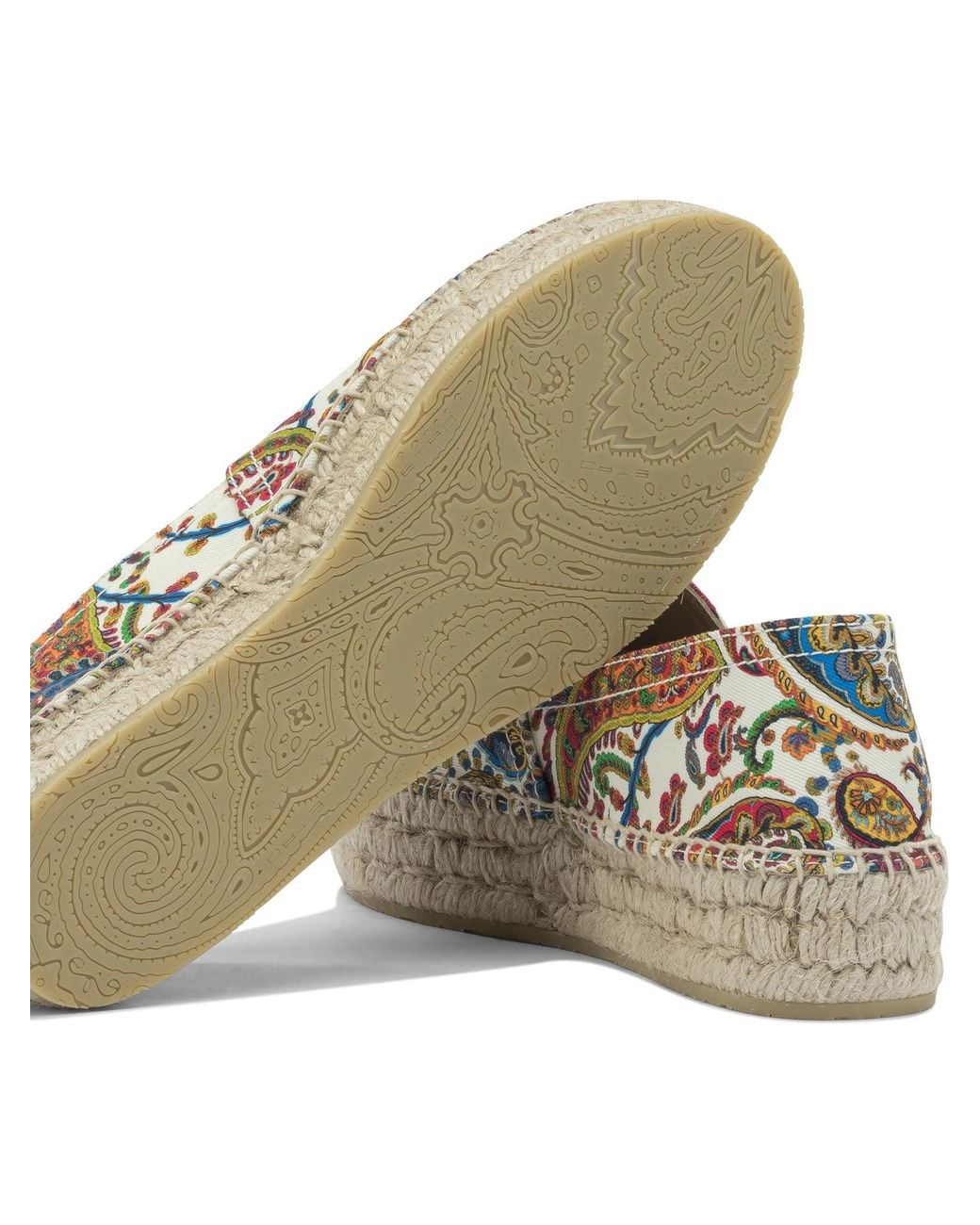 Etro Brown Cotton Espadrilles