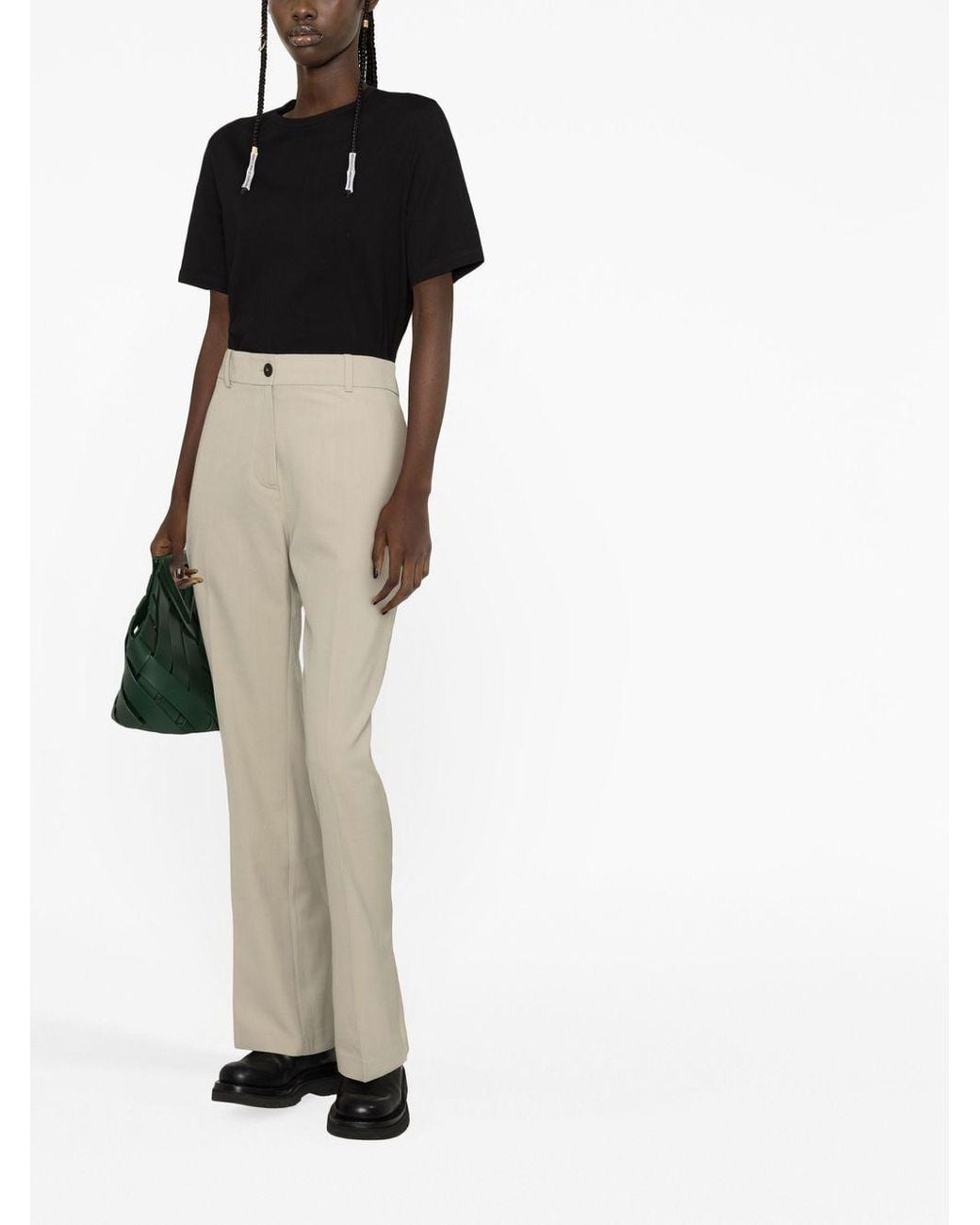 Studio Nicholson Black Flared Pant