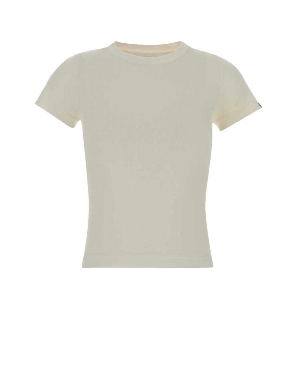 Extreme Cashmere White Cashmere Knit T-Shirt