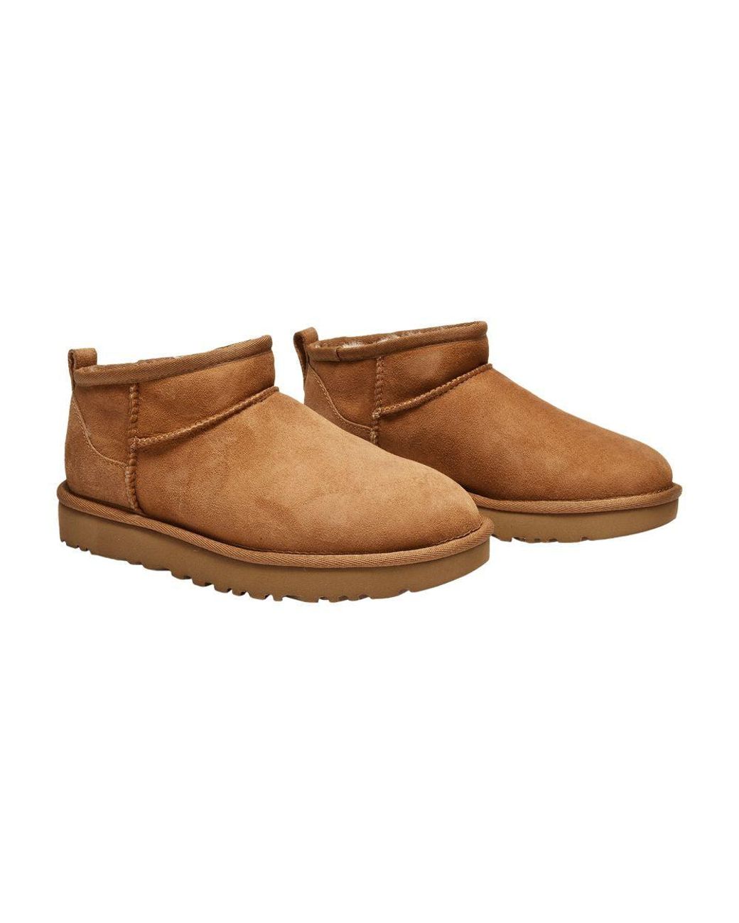 Ugg Brown Classic Ultra Mini Ankle Boots for men