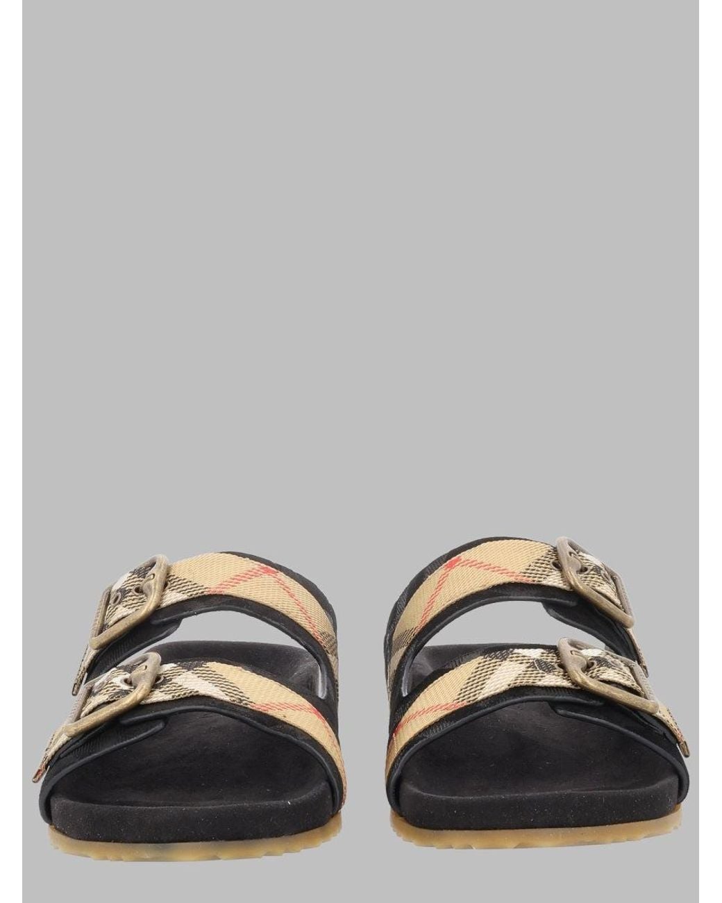 Burberry Black Sandalo "Mules Urchin"