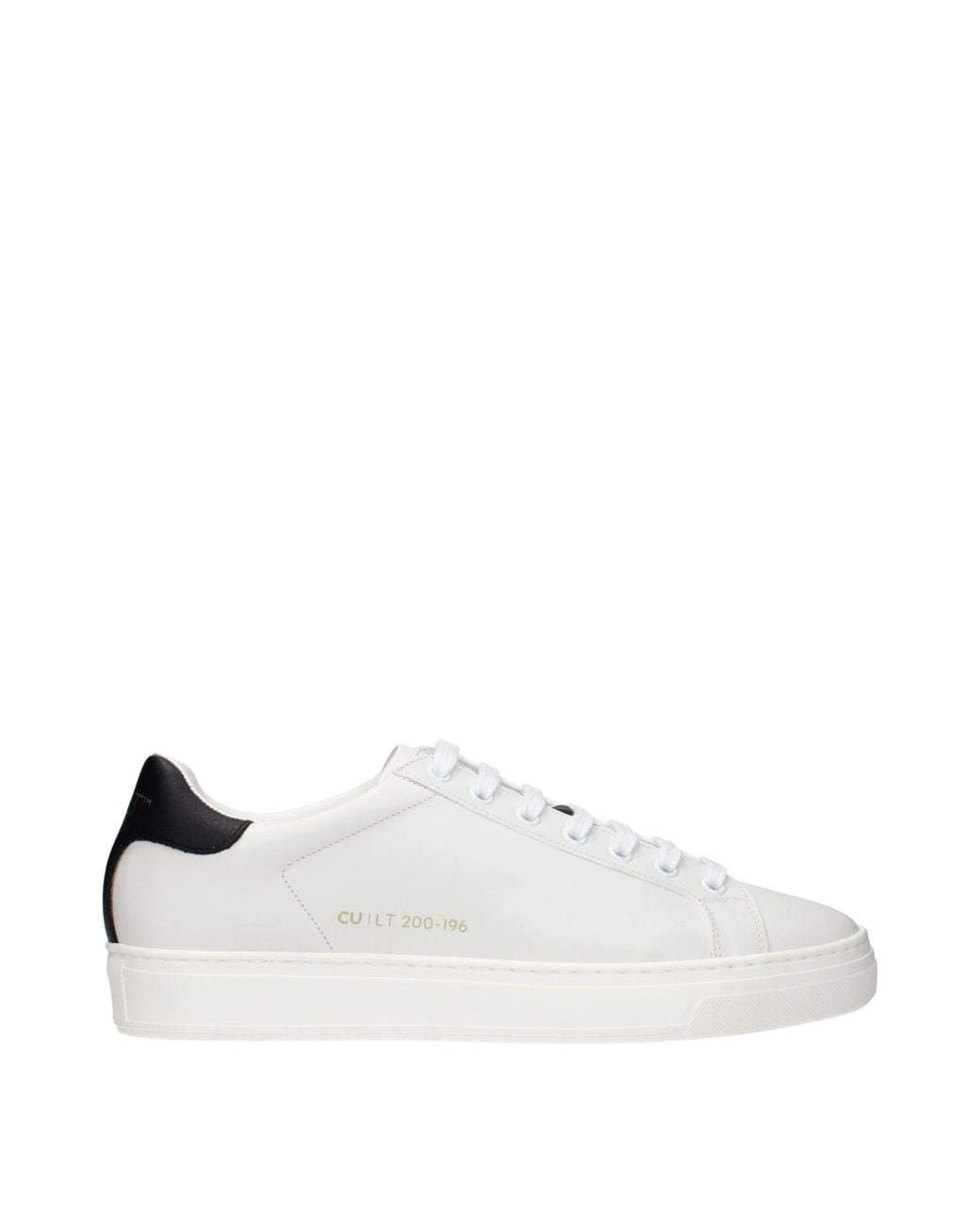 CU | LT ESSENCE White Sneakers Leather/Ink for men