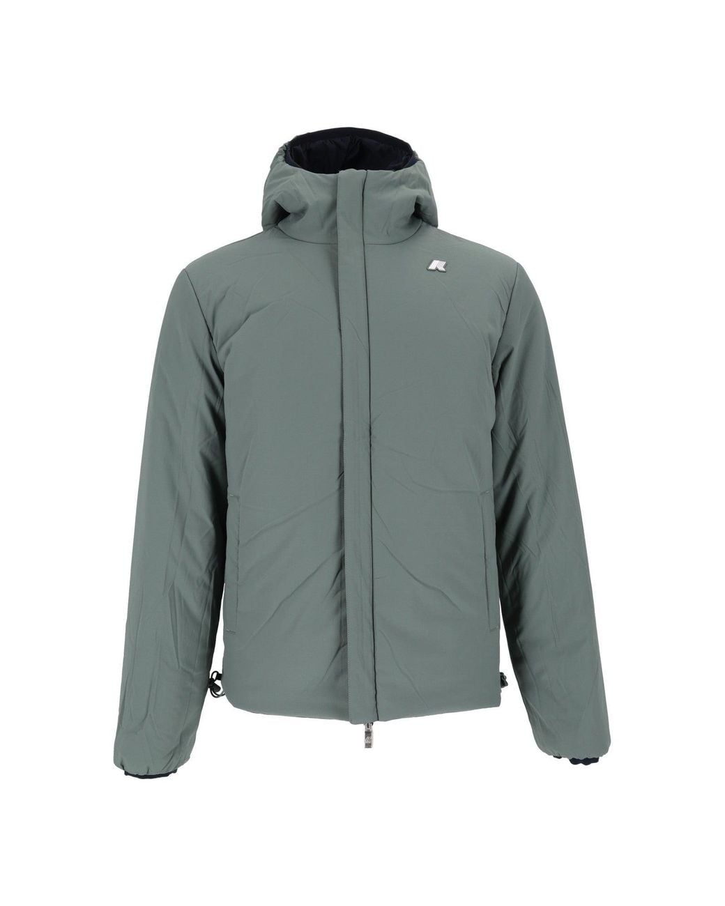 K-Way Blue Jack St Warm Double Corto Short Padded Jacket