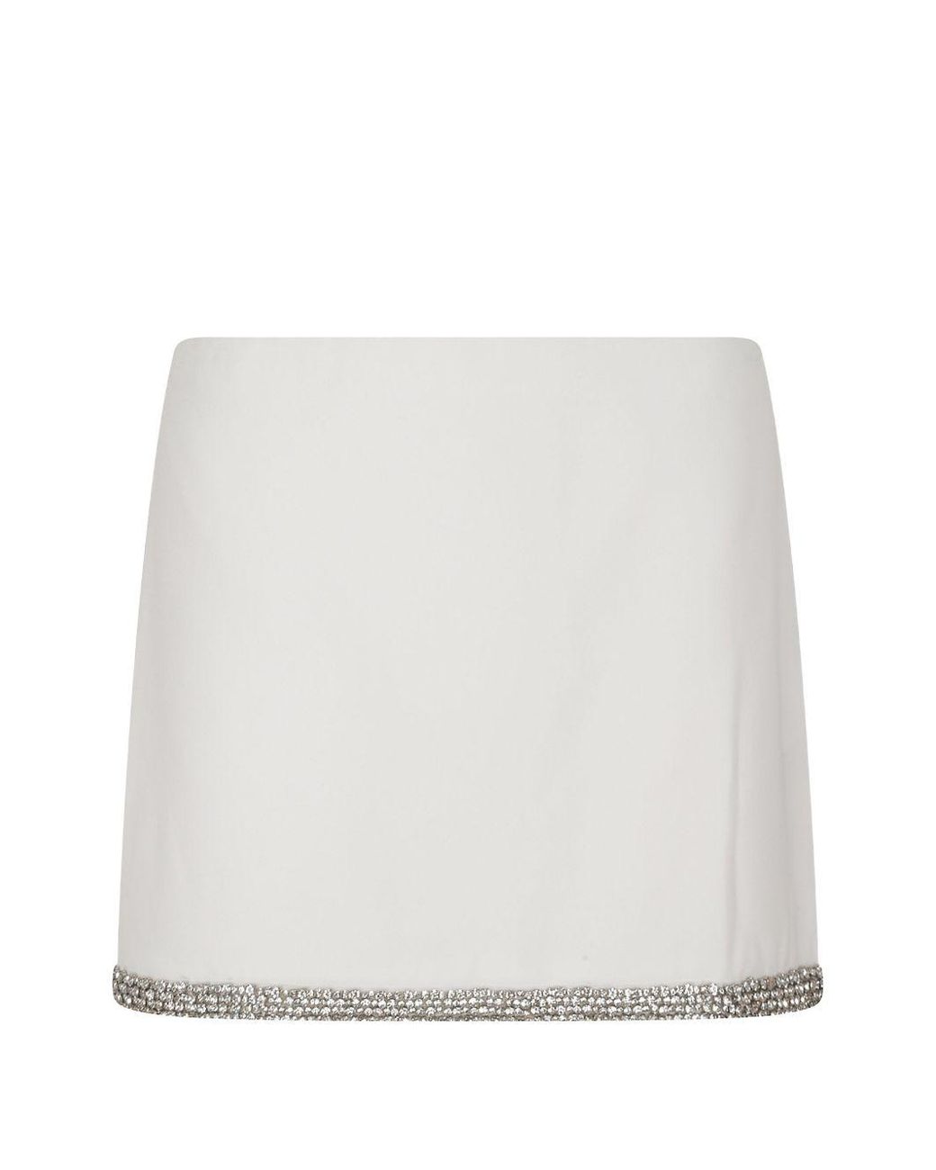 Alice + Olivia White Mini Skirt