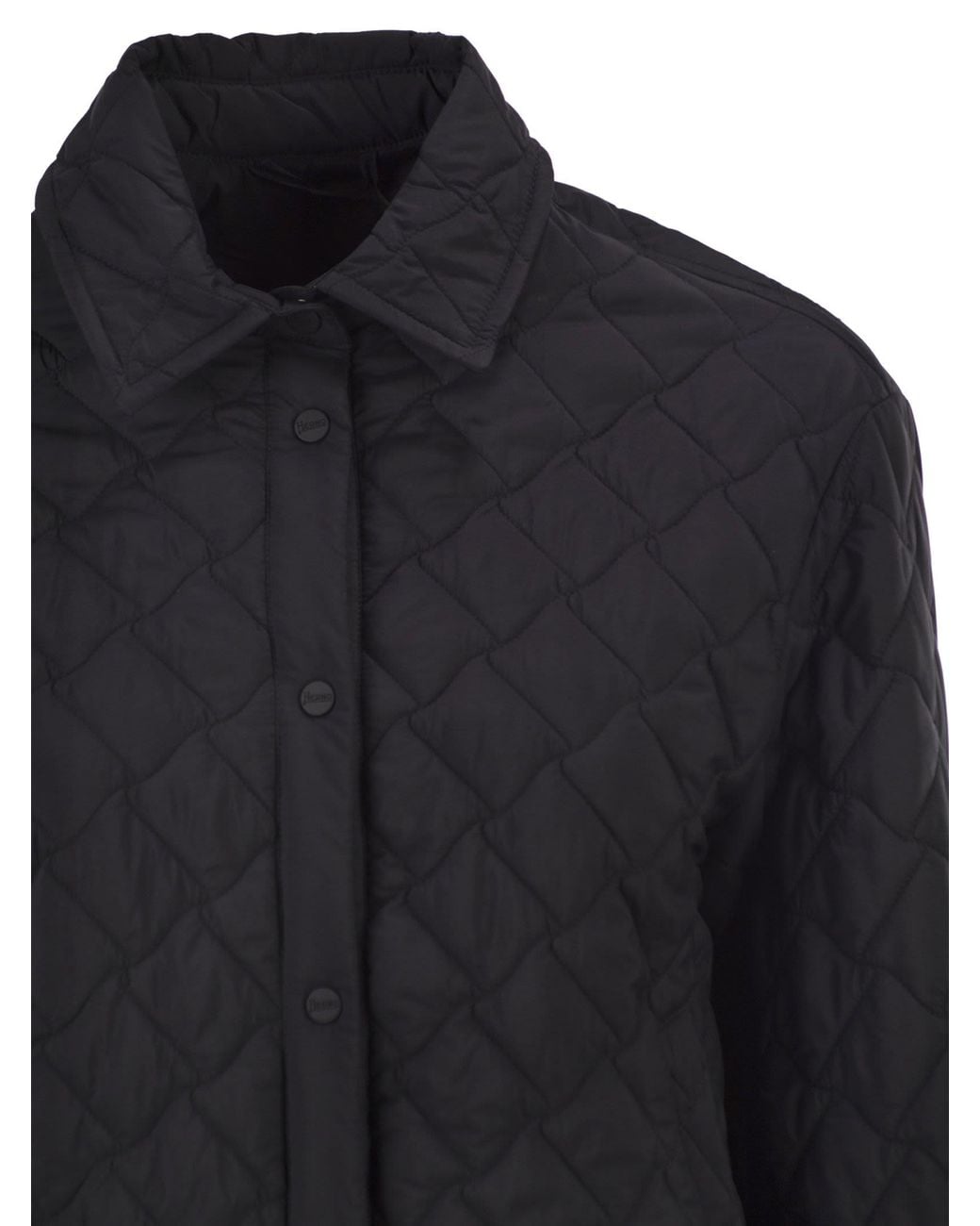 Herno Black Shirt-Style Jacket