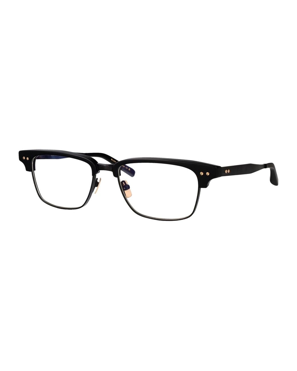 Dita Eyewear Black Metal Glasses