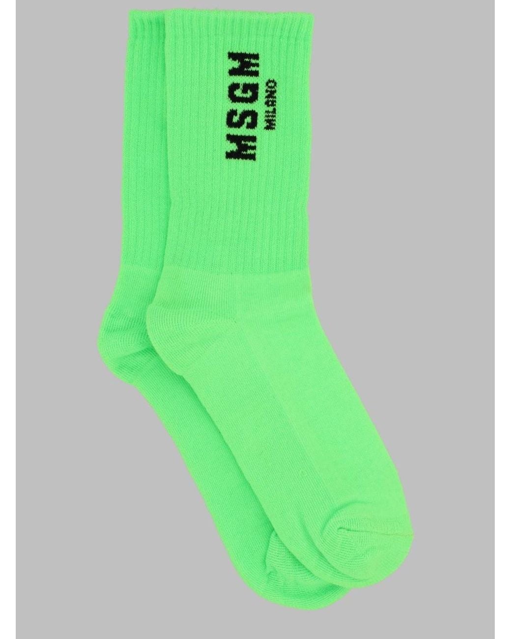 MSGM Green Socks