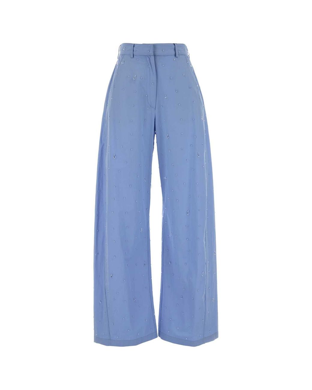 GIUSEPPE DI MORABITO Blue Pantalone Con Applicazione