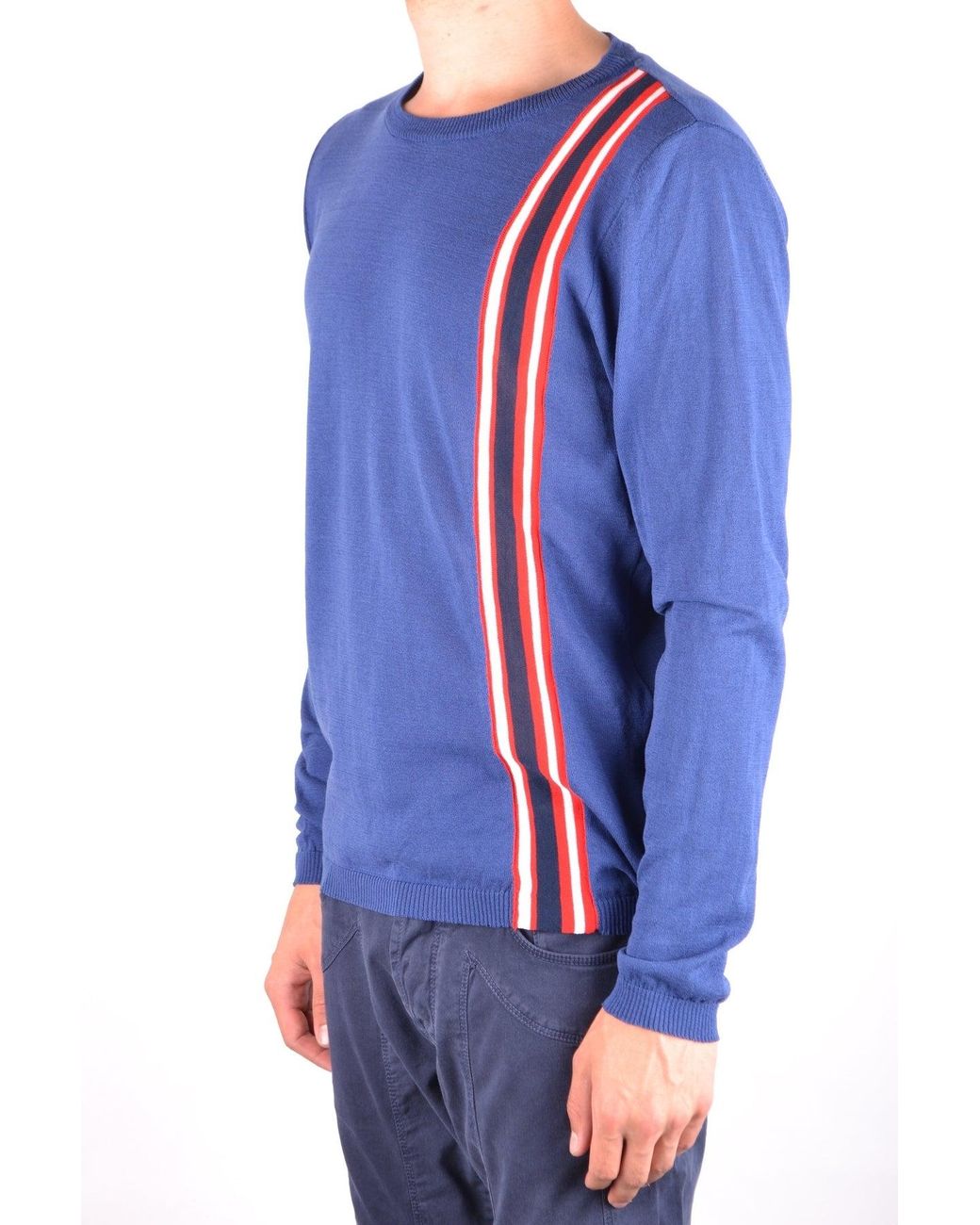Daniele Alessandrini Blue Sweater for men