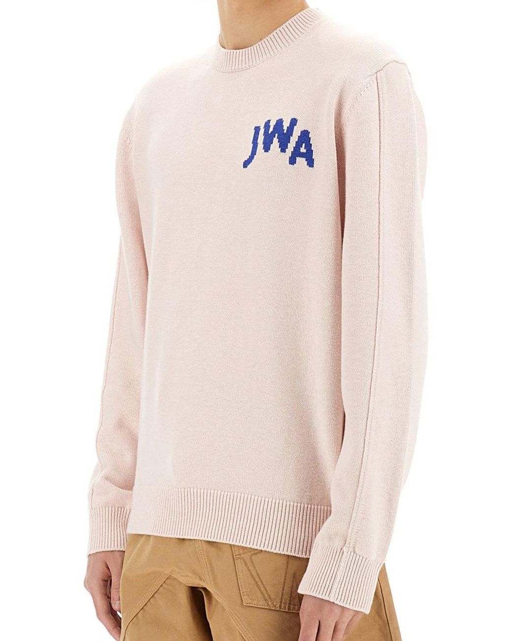J.W. Anderson White Jw Anderson Jersey With Logo