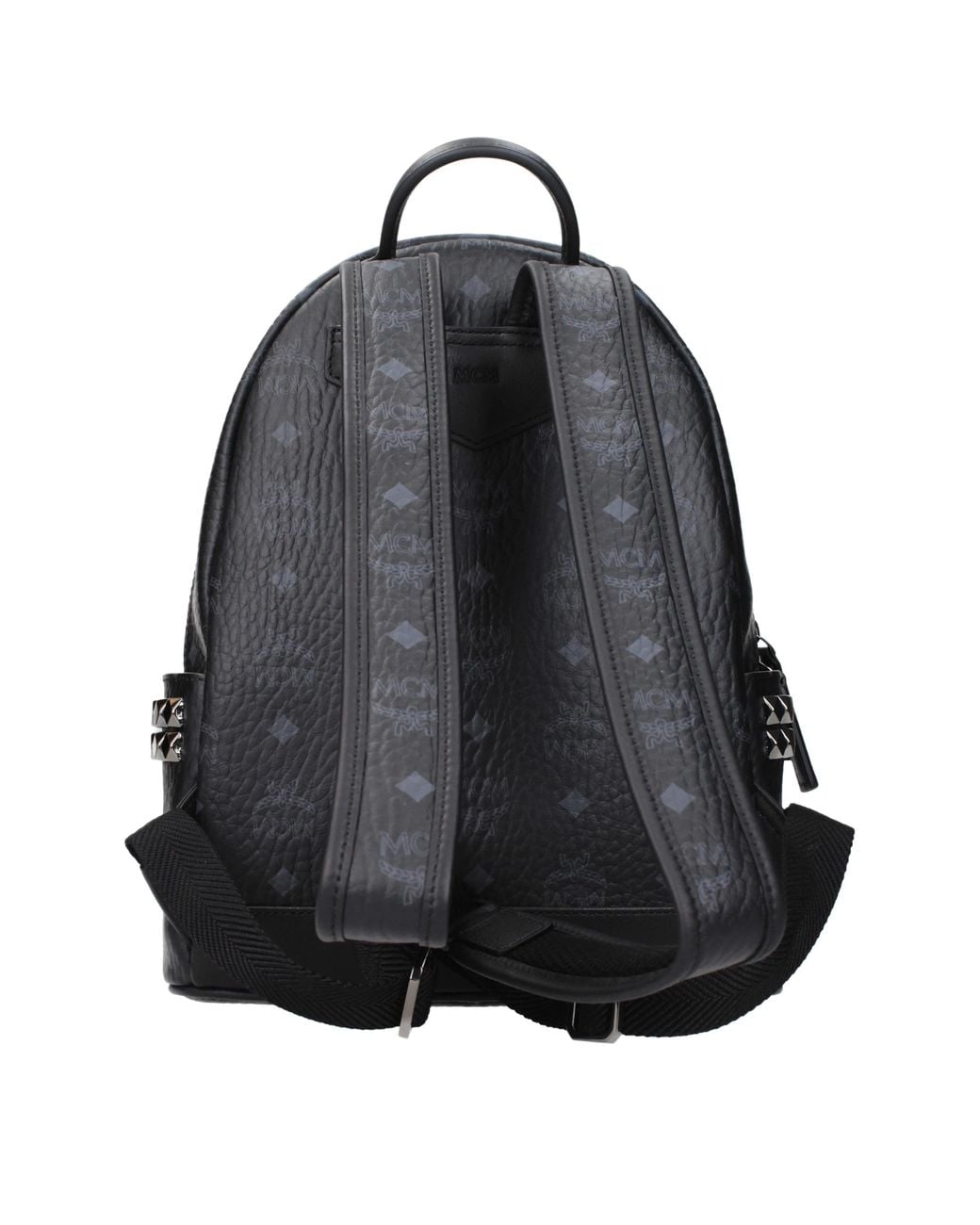 MCM Black Backpacks And Walruses Stark Side Studs Tissue