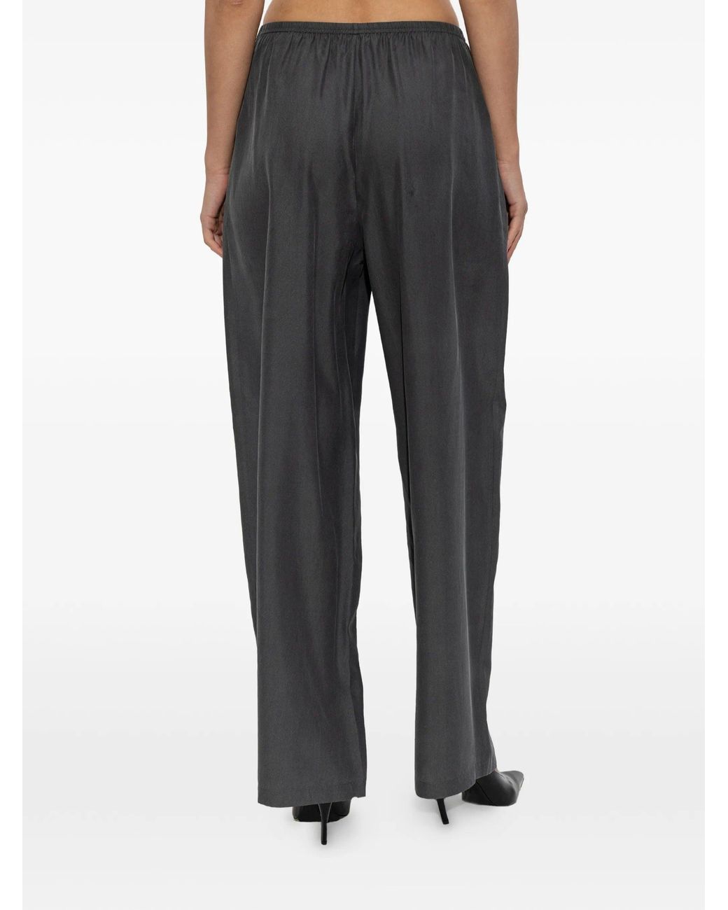Alexander Wang Black Mid-Rise Pant W/ Elasticated Waistband