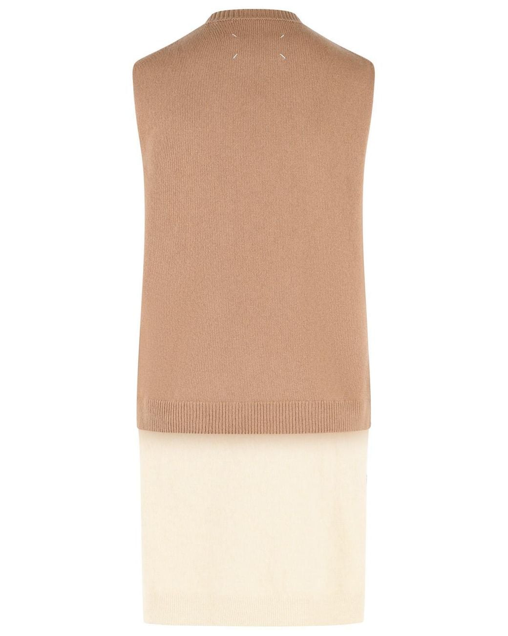 Maison Margiela Natural Virgin Wool Vest