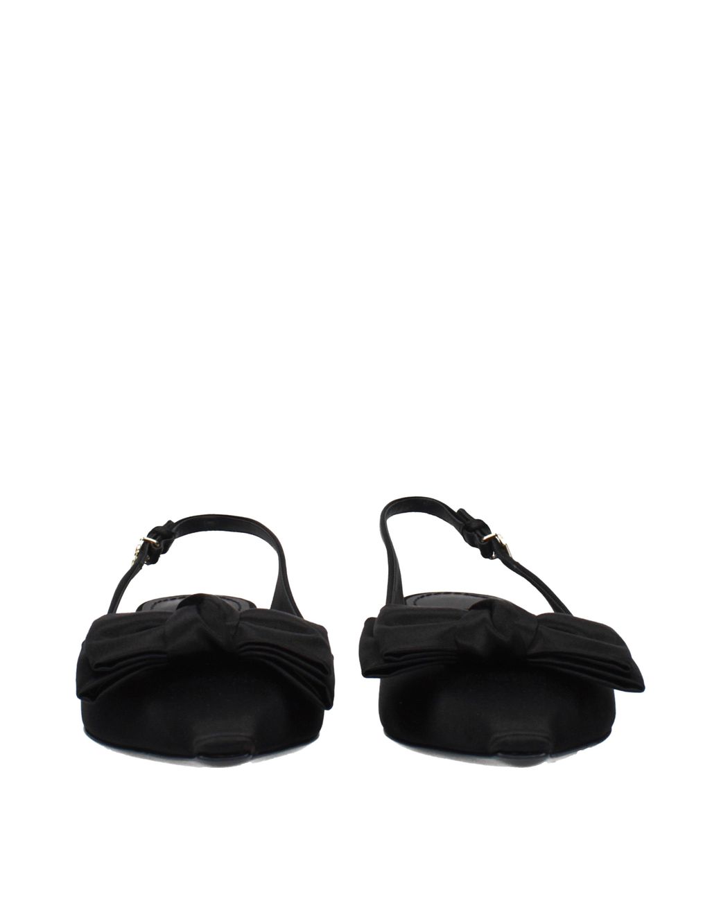 Dolce & Gabbana Black Dolce&Gabbana Satin Sandals