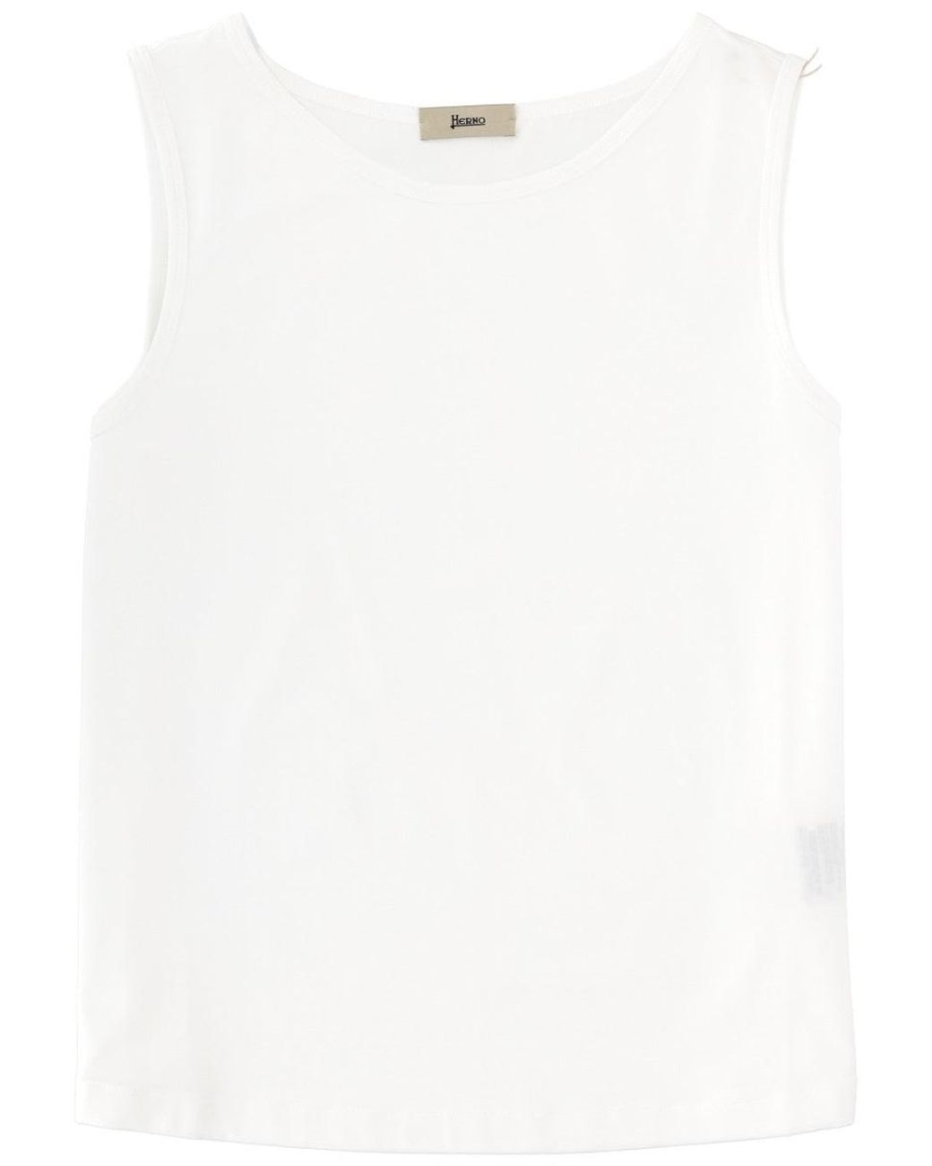 Herno White Cotton Tops