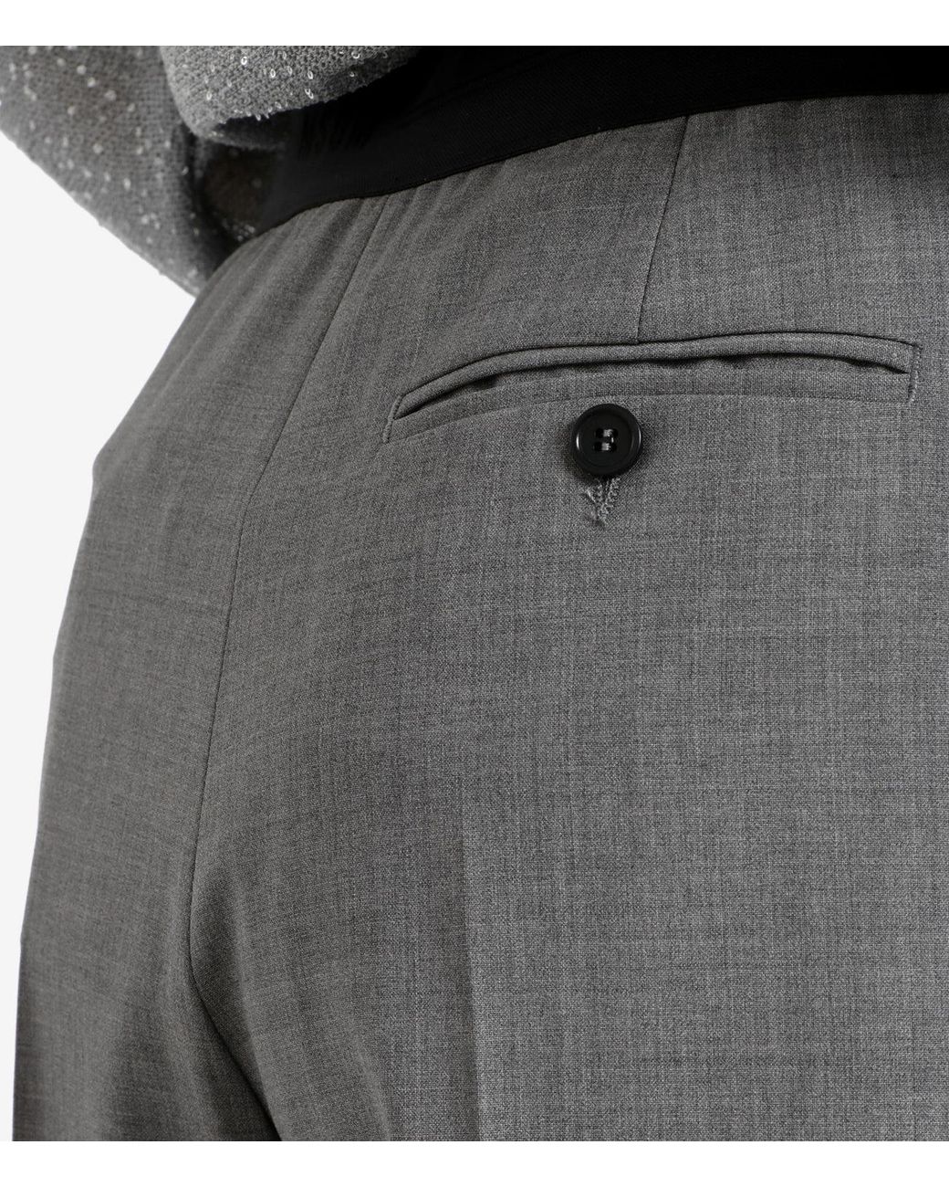 MSGM Gray Trousers