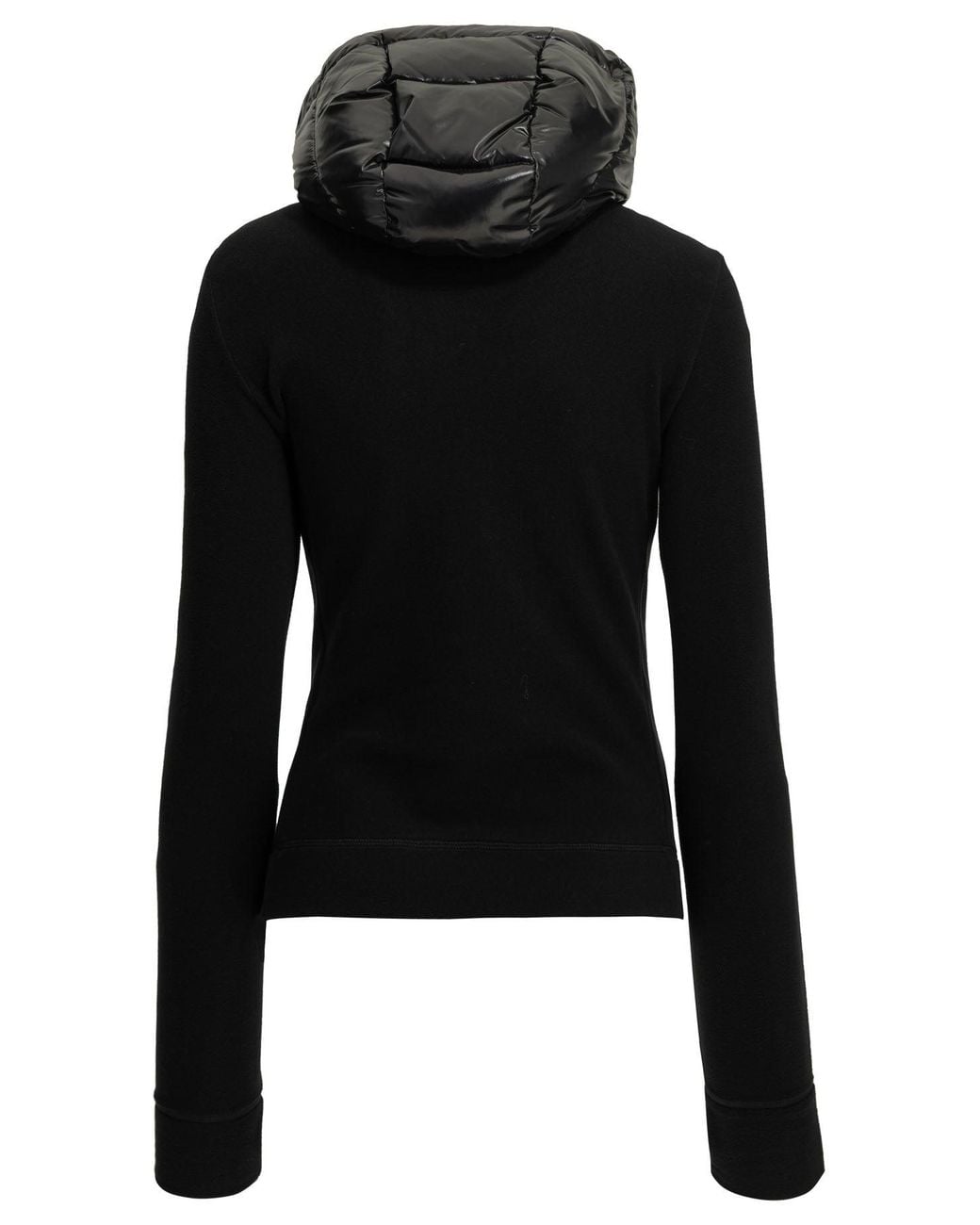 Moncler Black Padded Zip-Up Sweatshirt