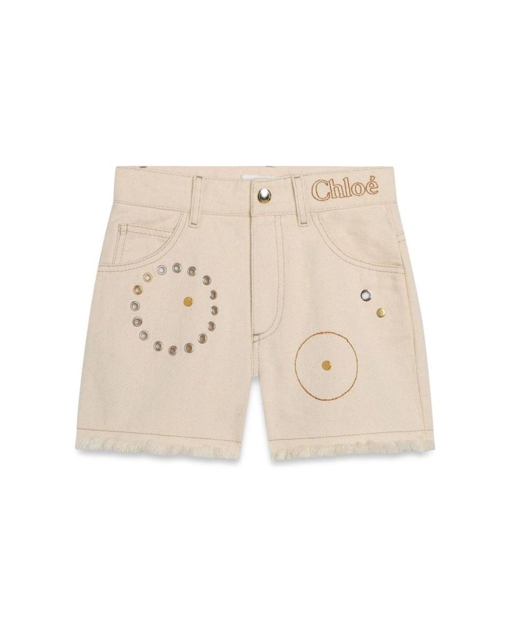 Chloé Natural Short Jeans