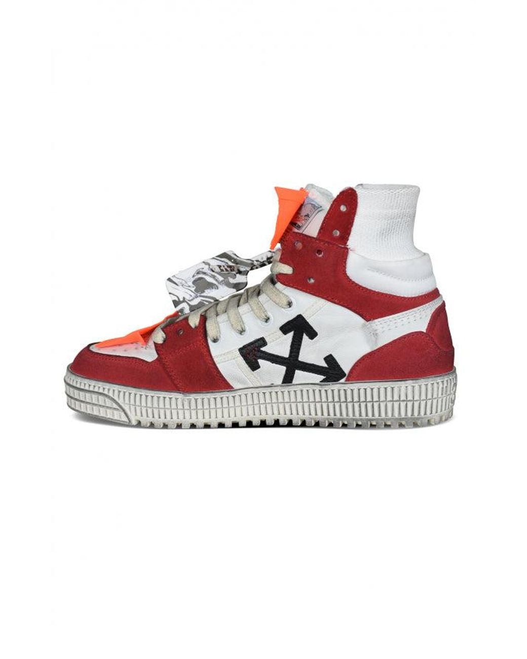 Off-White c/o Virgil Abloh Red Off Court Sneakers