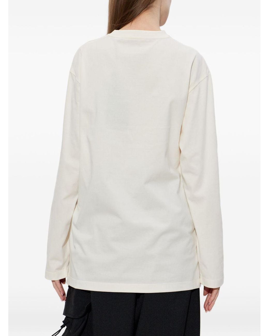 Y-3 White Cotton T Shirt