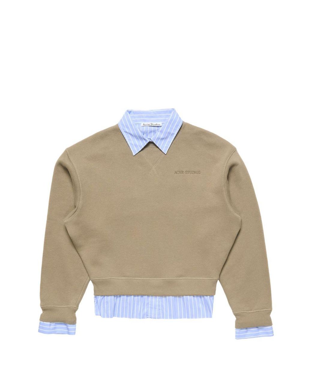 Acne Natural Organic Cotton Polo Shirt