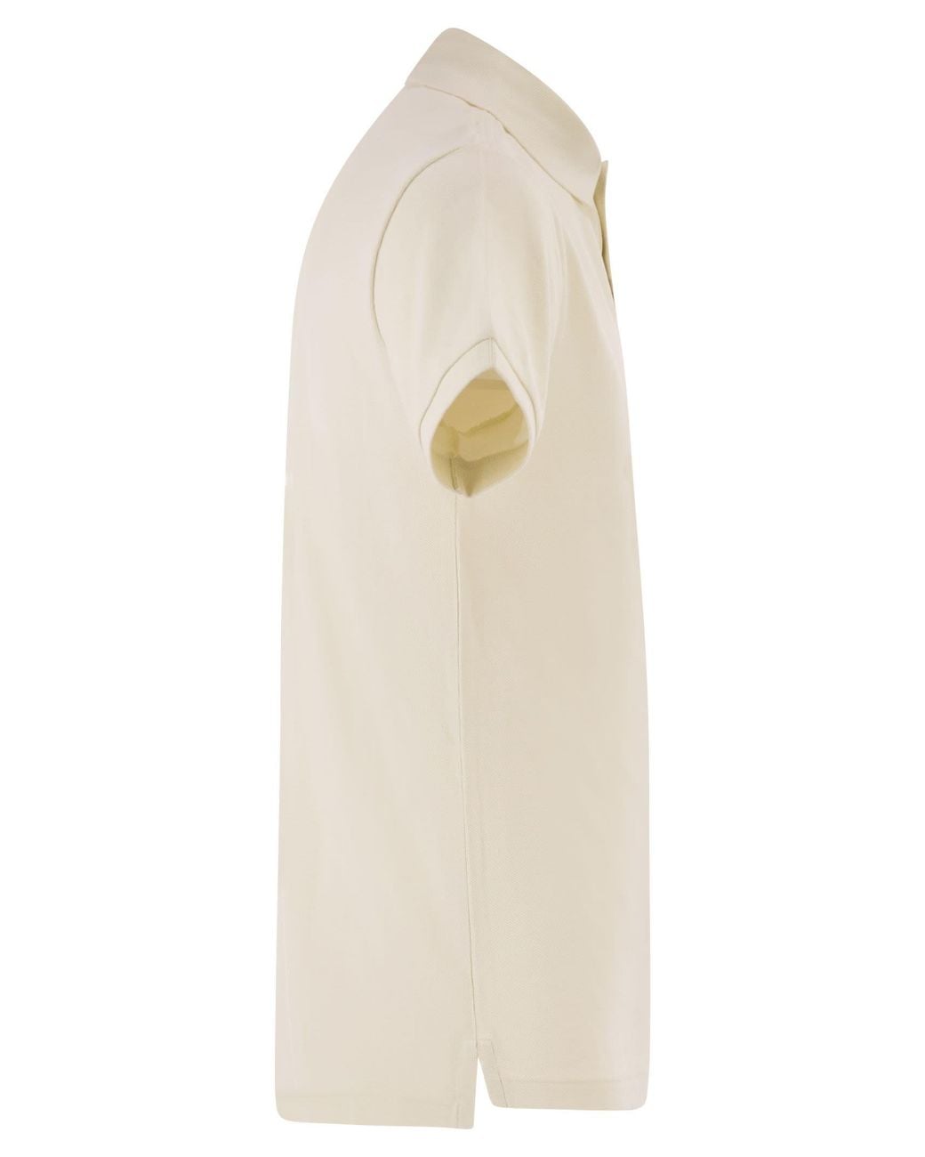 Polo Ralph Lauren White Slim Fit Pique Polo Shirt