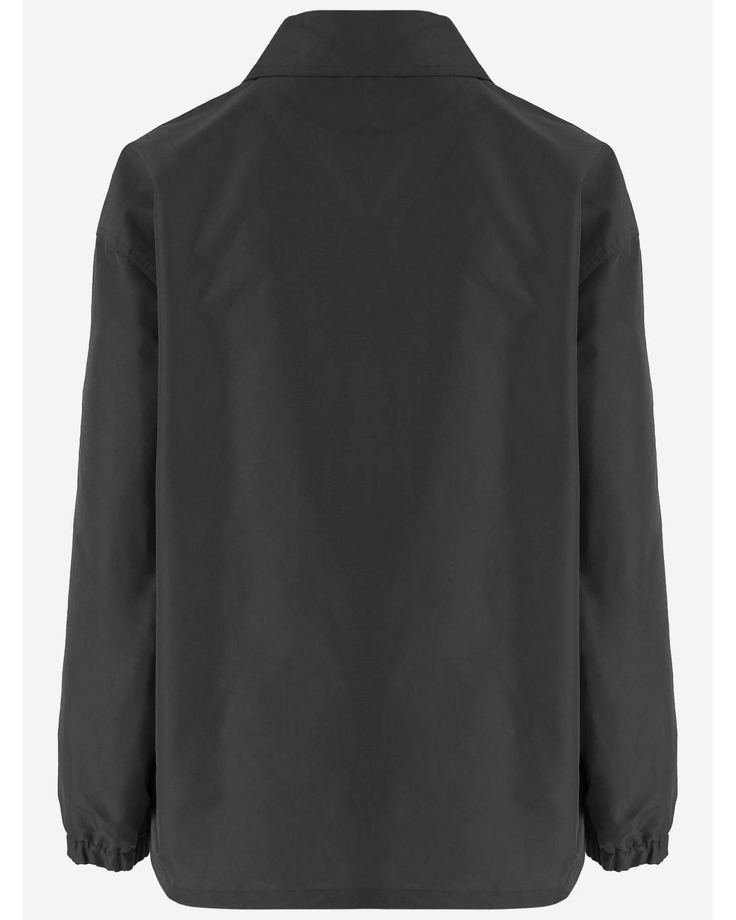 Jil Sander Black Lightweight Nylon Jacket