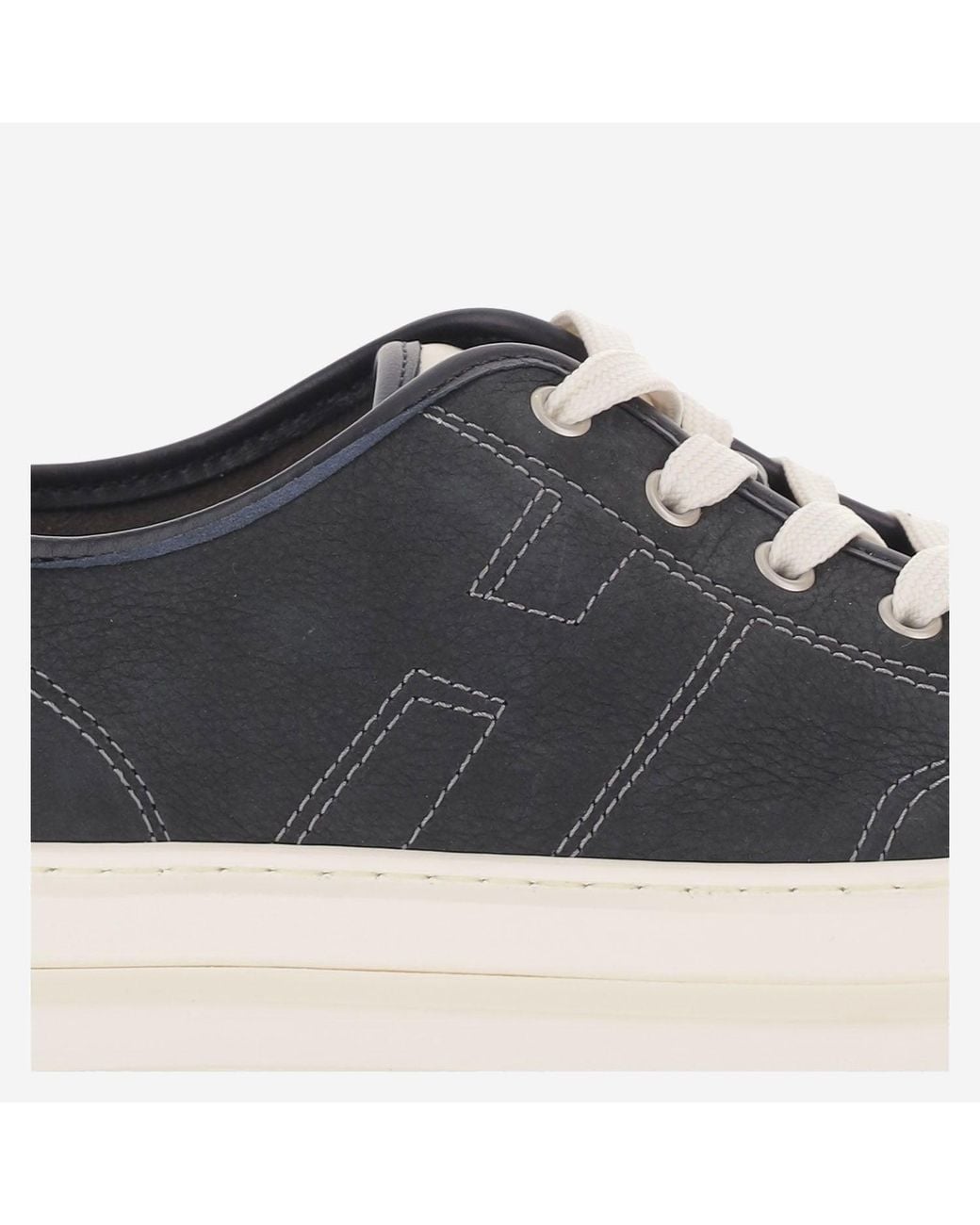 Hogan Blue Rebel Leather Sneakers