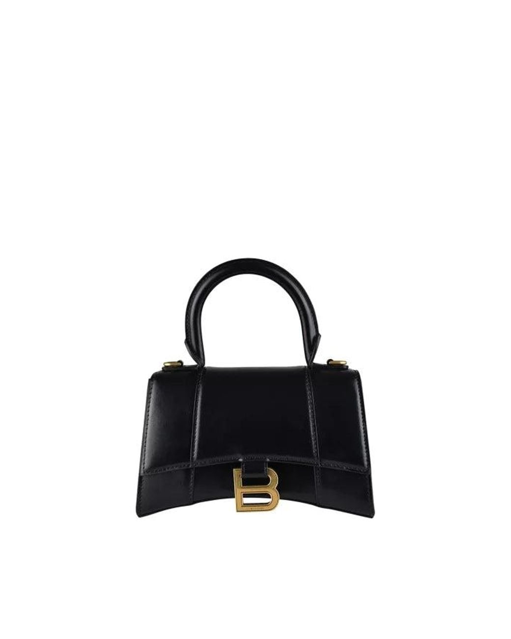 Balenciaga Black Hourglass Handbag