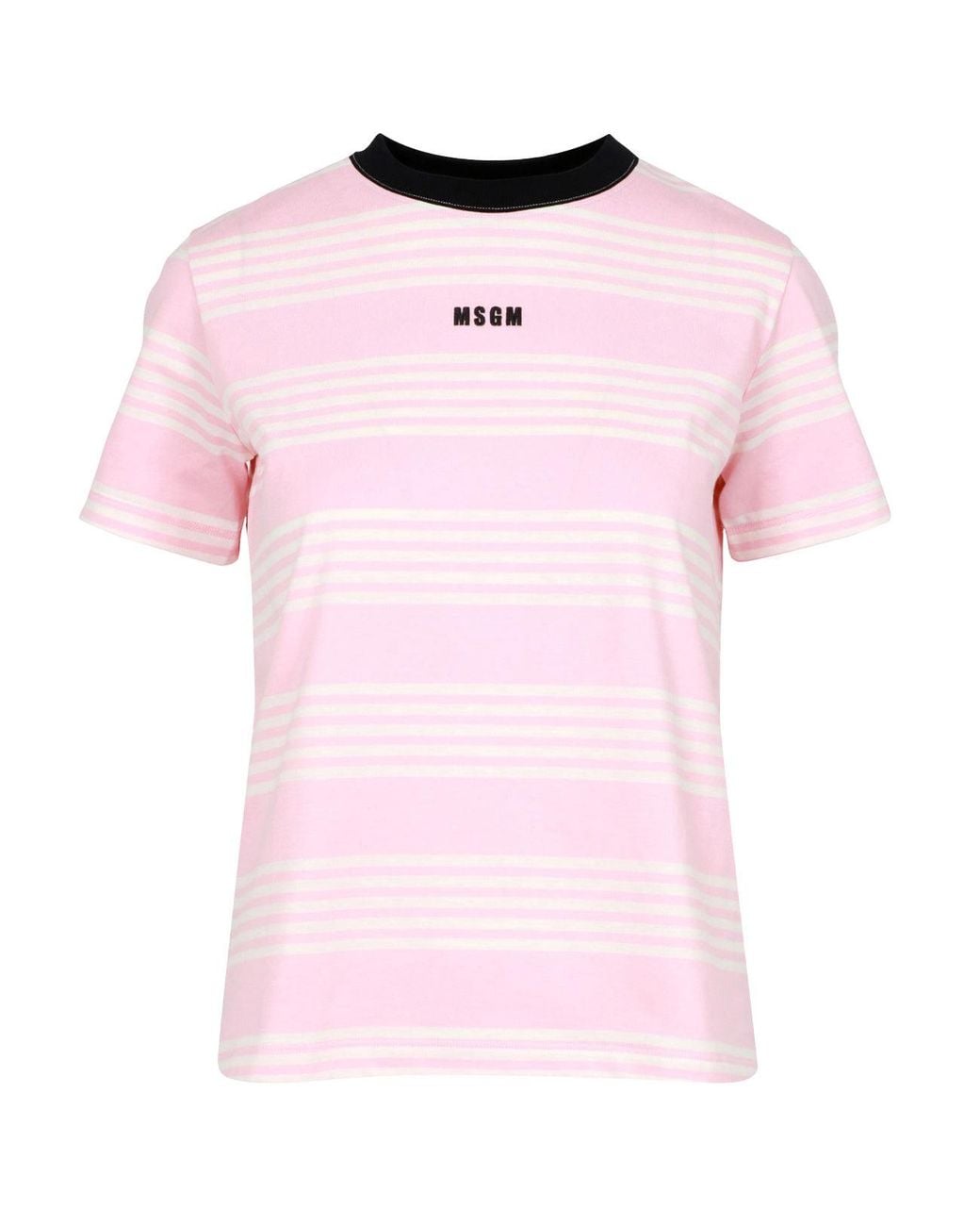 MSGM Pink T Shirts And Polos