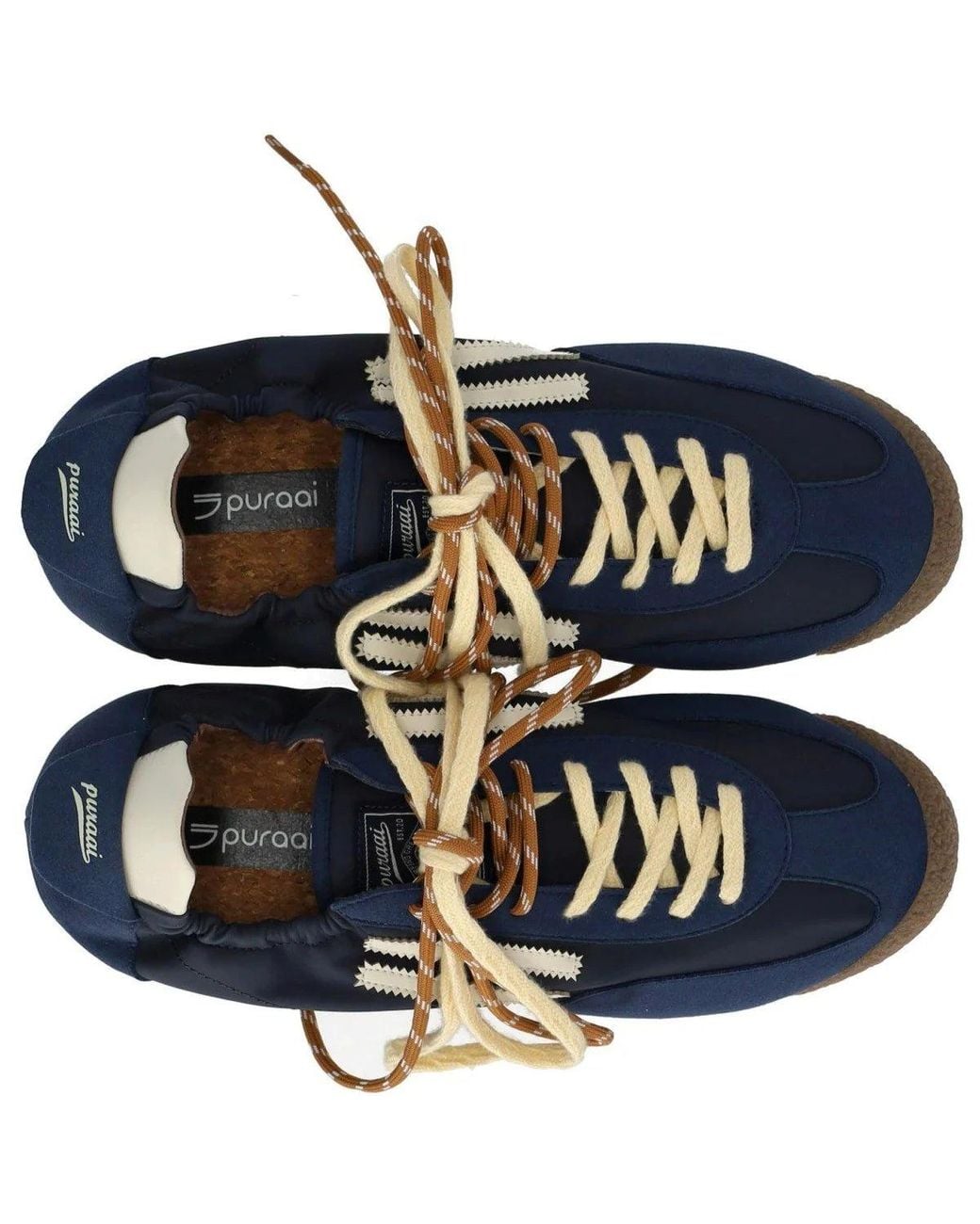 PURAAI Blue 6.02 Panther Vegan Ecoleather Shark Sneakers