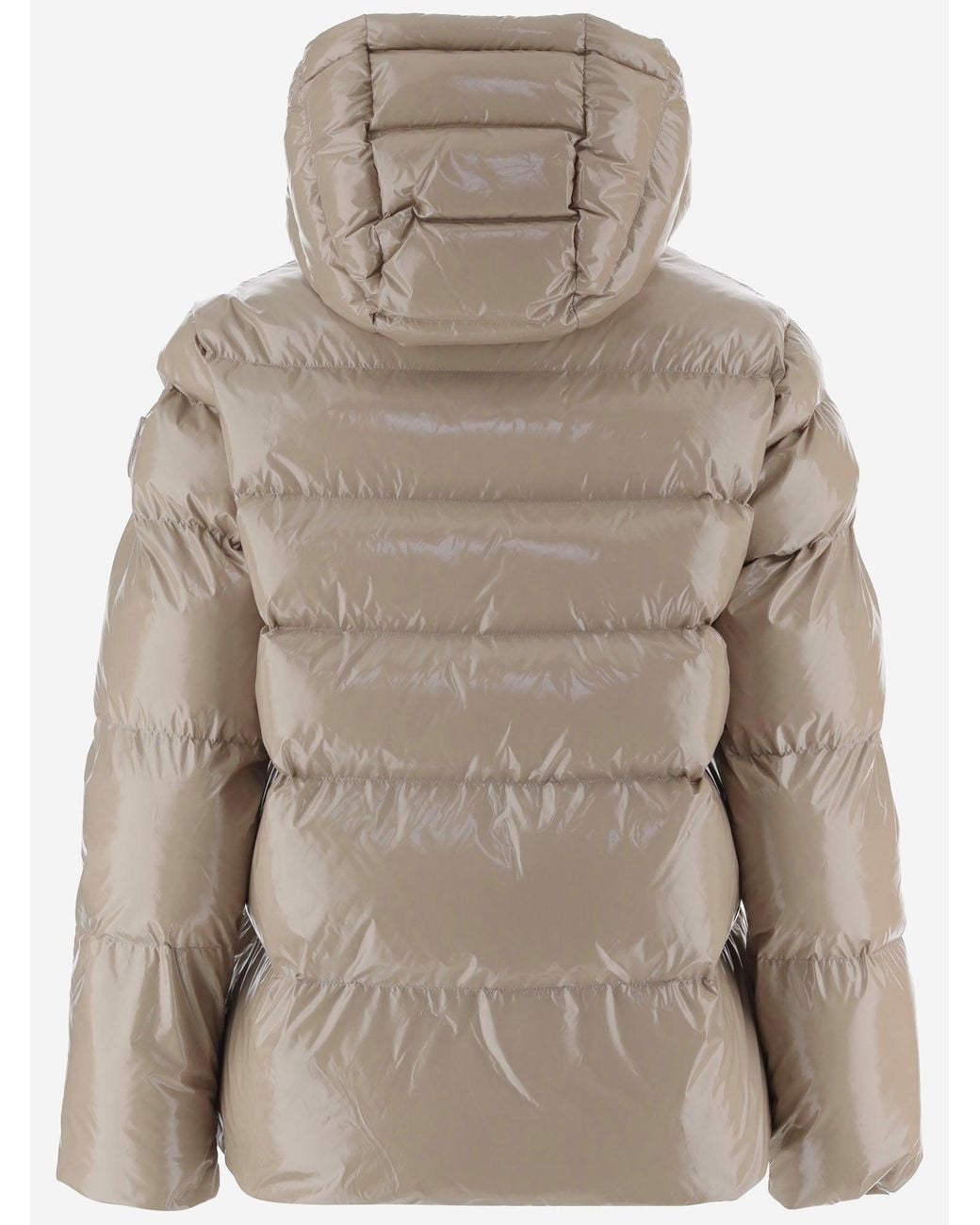 Pinko Natural Nylon Padded Down Jacket