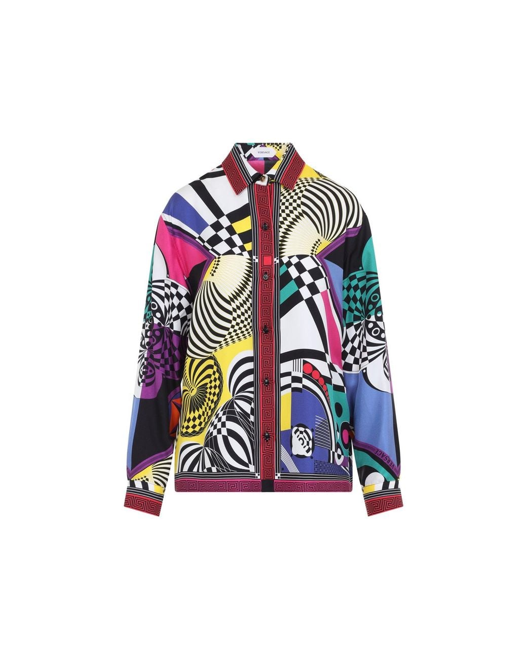 Versace Blue Teatro Foulard Shirt