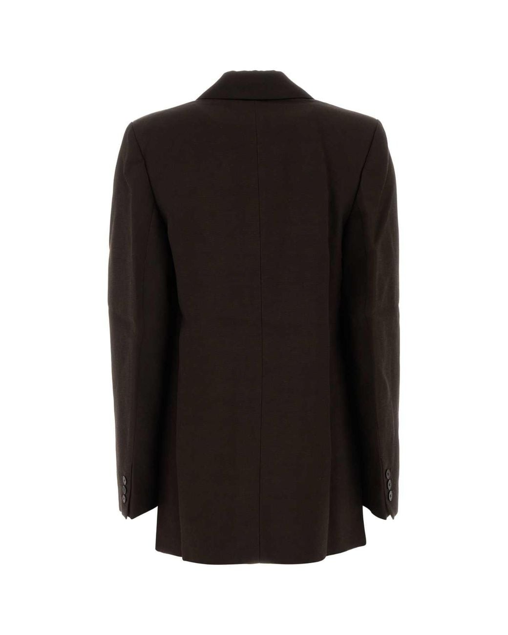 Co. Black Oversize Visse-Linen Blazer