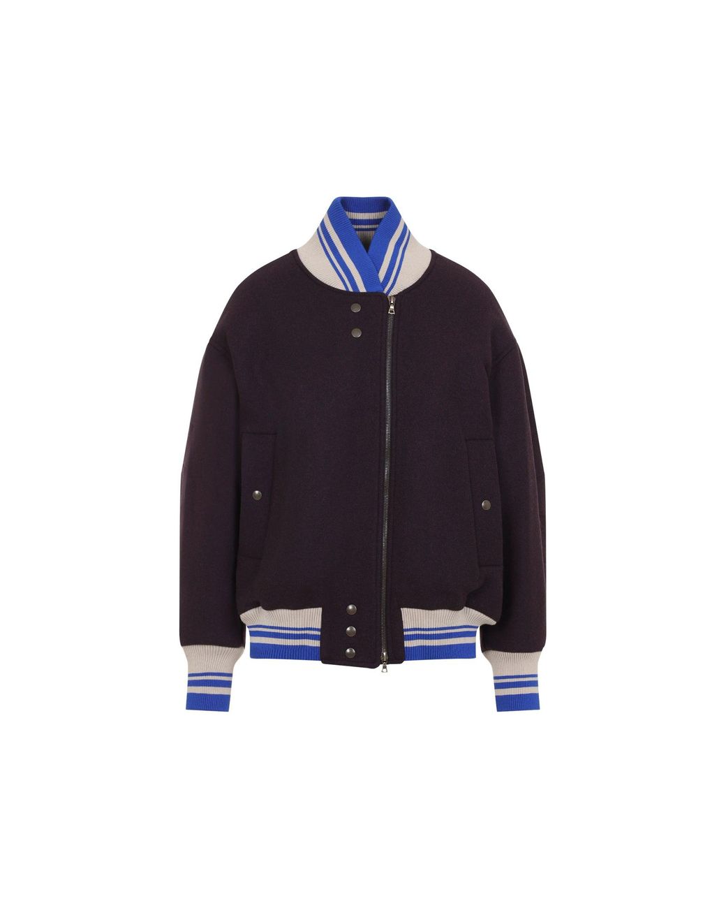 Dries Van Noten Blue Valdi Bomber Jacket