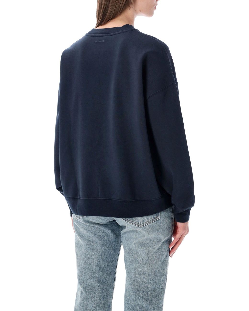 Anine Bing Blue Miles Collegiate Sweatshirt