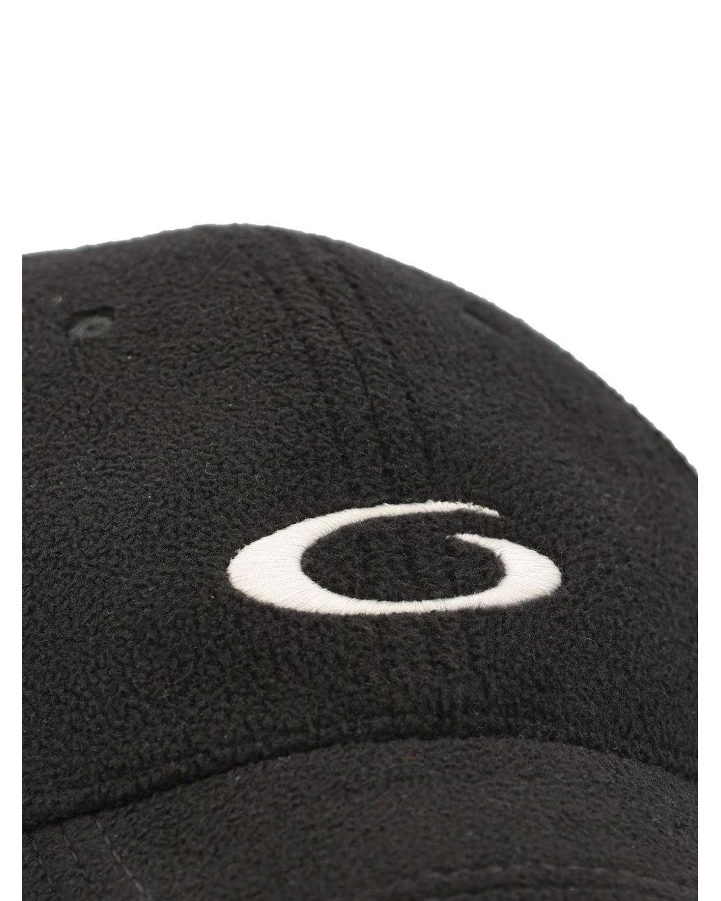 Balenciaga Black Fleece Baseball Cap for men