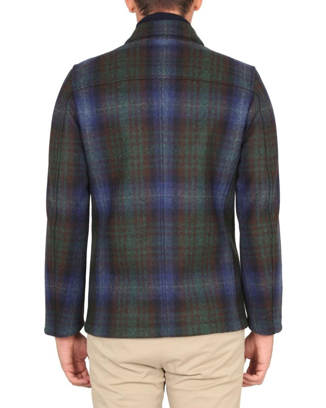 Aspesi Blue Tadao Winter Jacket for men