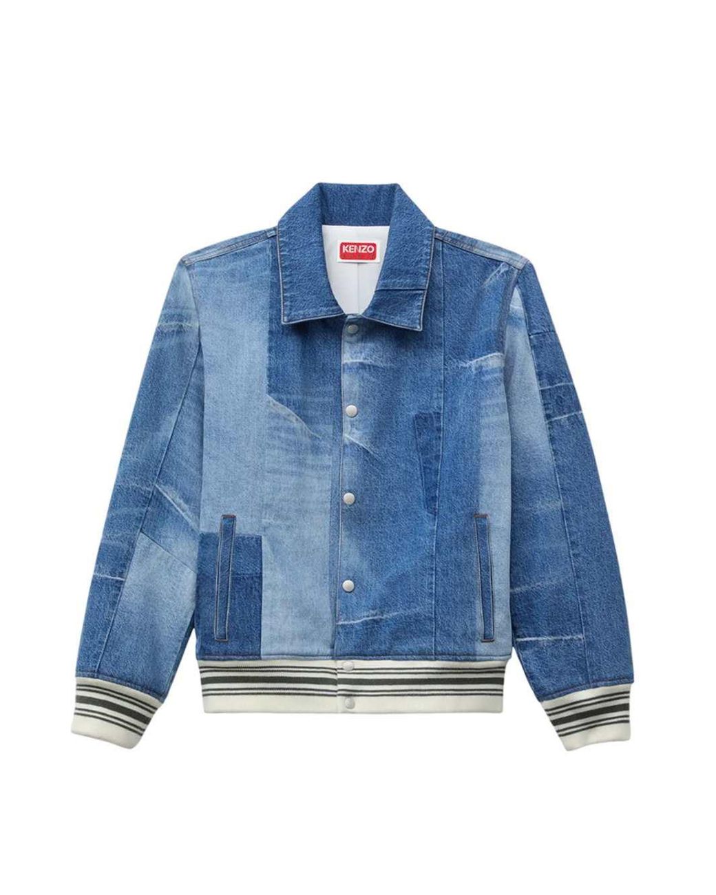 KENZO Spijkerjack in het Blue