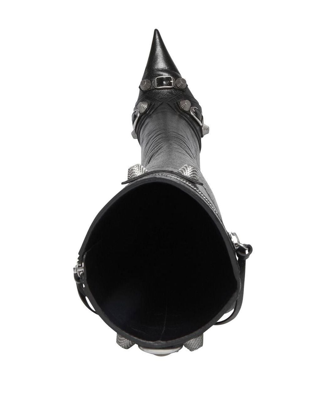 Balenciaga Black Le Cagole Leather Boots