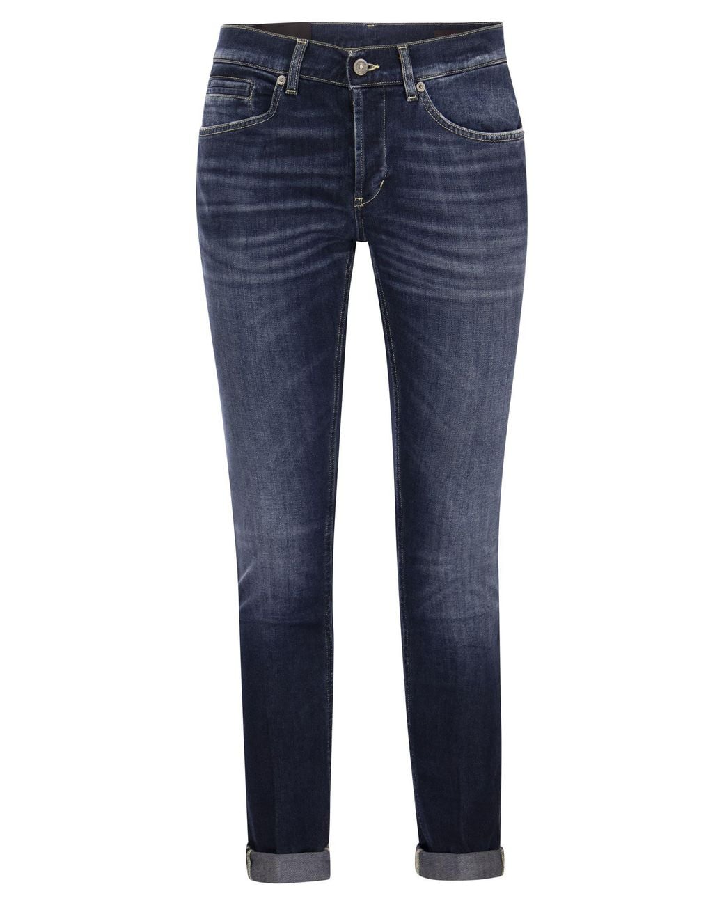 Dondup Blue George Five Pocket Jeans for men