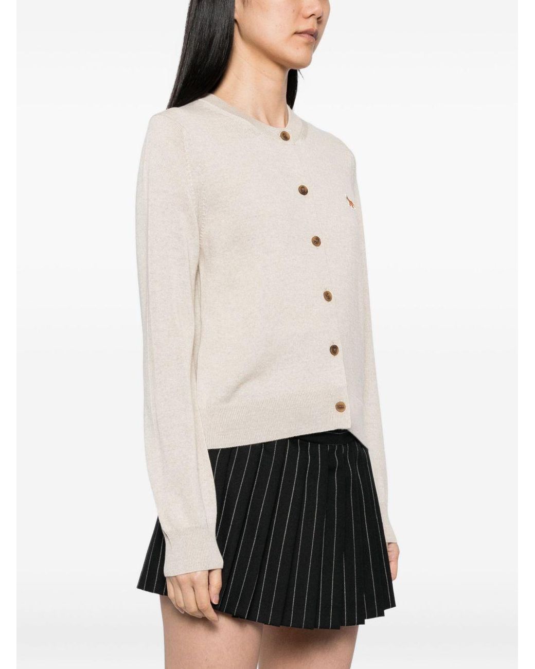 Maison Kitsuné White Maison Kitsune' Sweaters