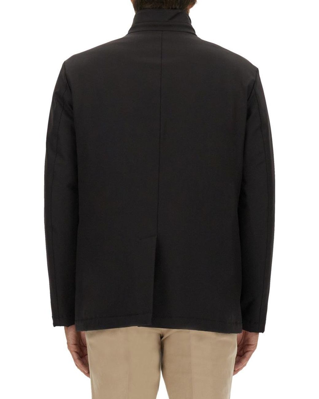 Fay Black Jacket With Hook for men