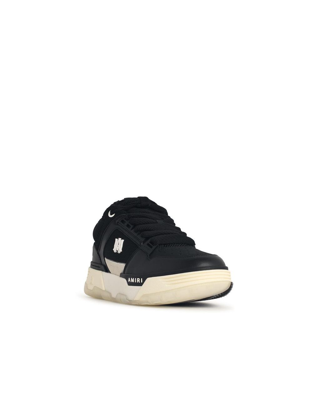 Amiri Black 'Ma-1' Leather Sneakers