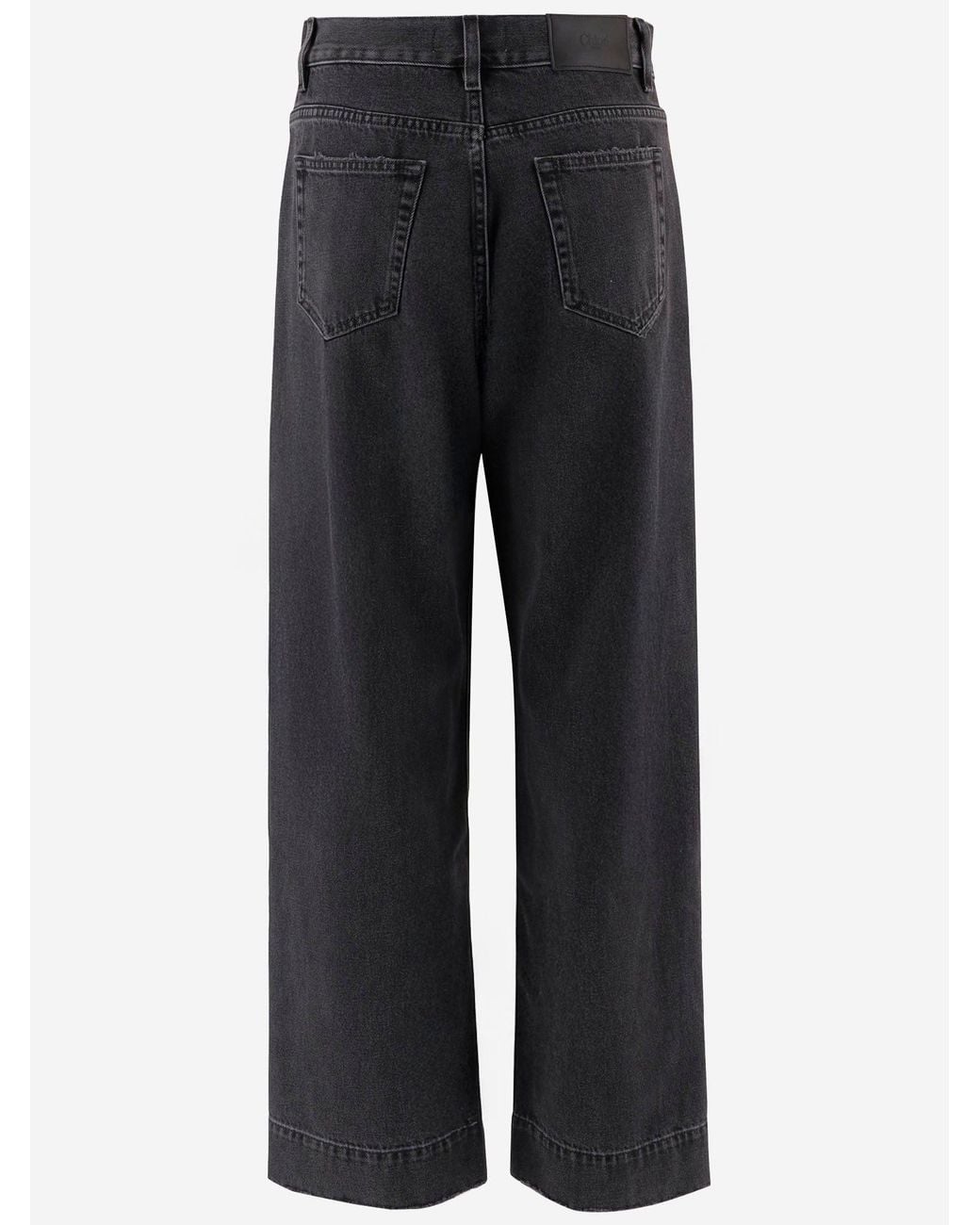 Chloé Black High Waisted Short Denim Jeans