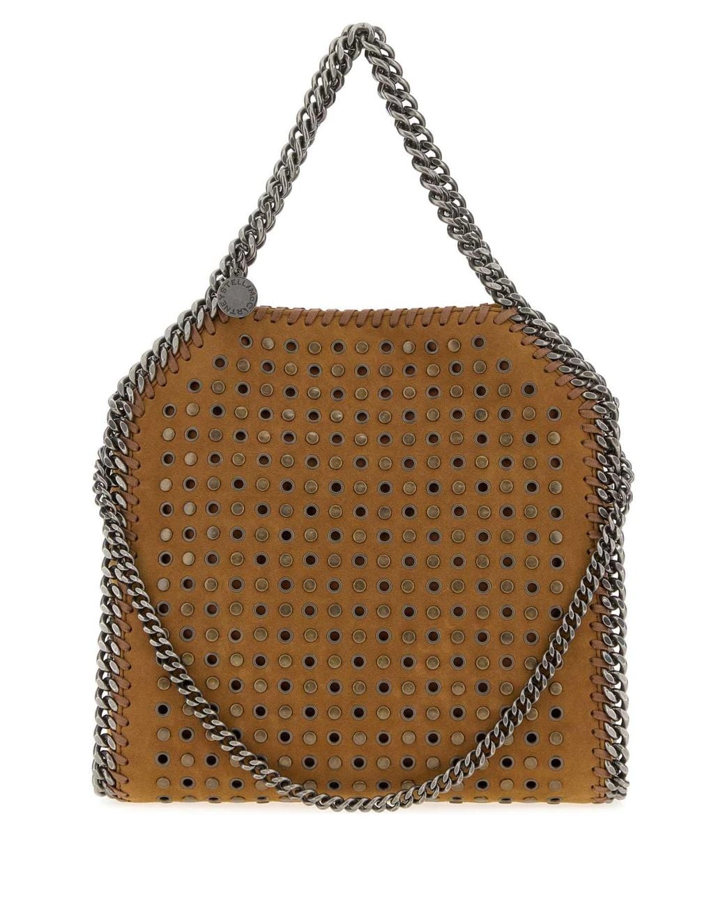 Stella McCartney Brown Camel Alter Suede Falabella Handbag