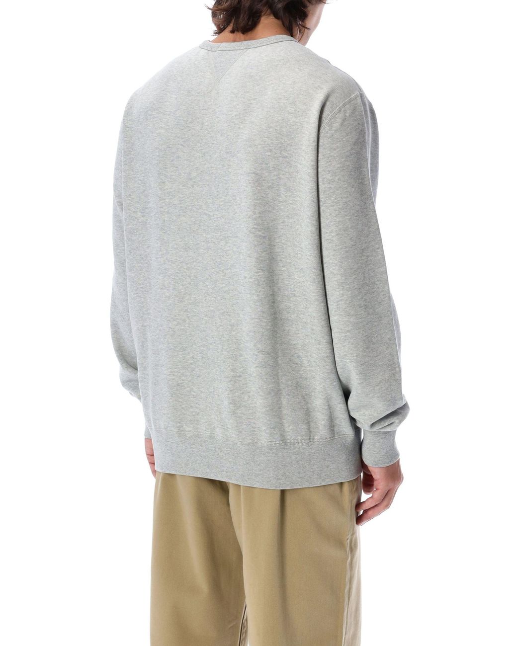 Polo Ralph Lauren Gray Cotton-Blend Crewneck Sweatshirt for men