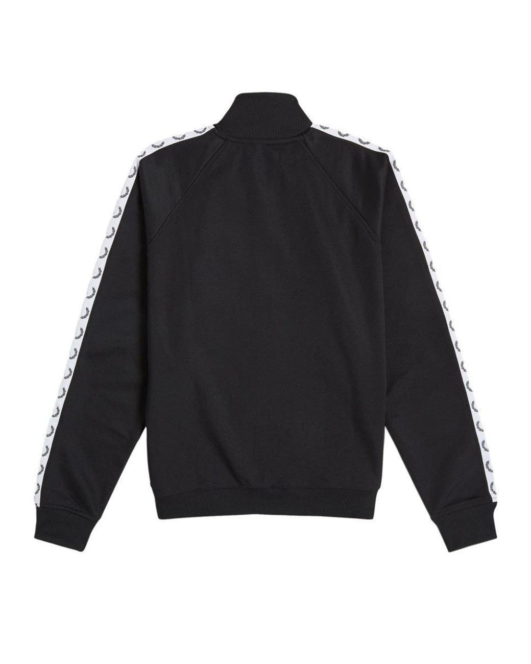 Fred Perry Black Felpa Tracksuit Con Logo E Zip