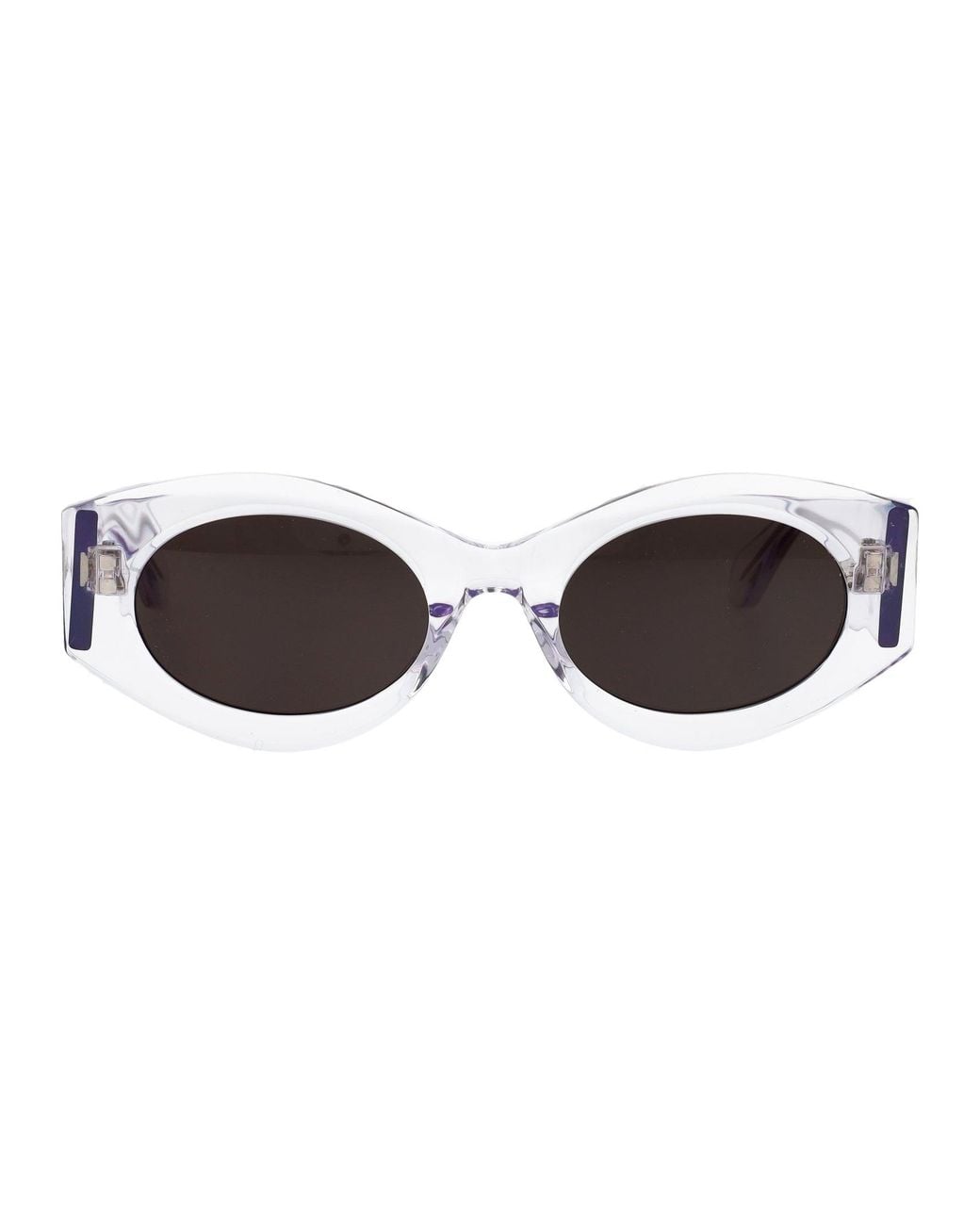 Alaïa Black Alaia Crystal-Crystal- Acetate Sunglasses