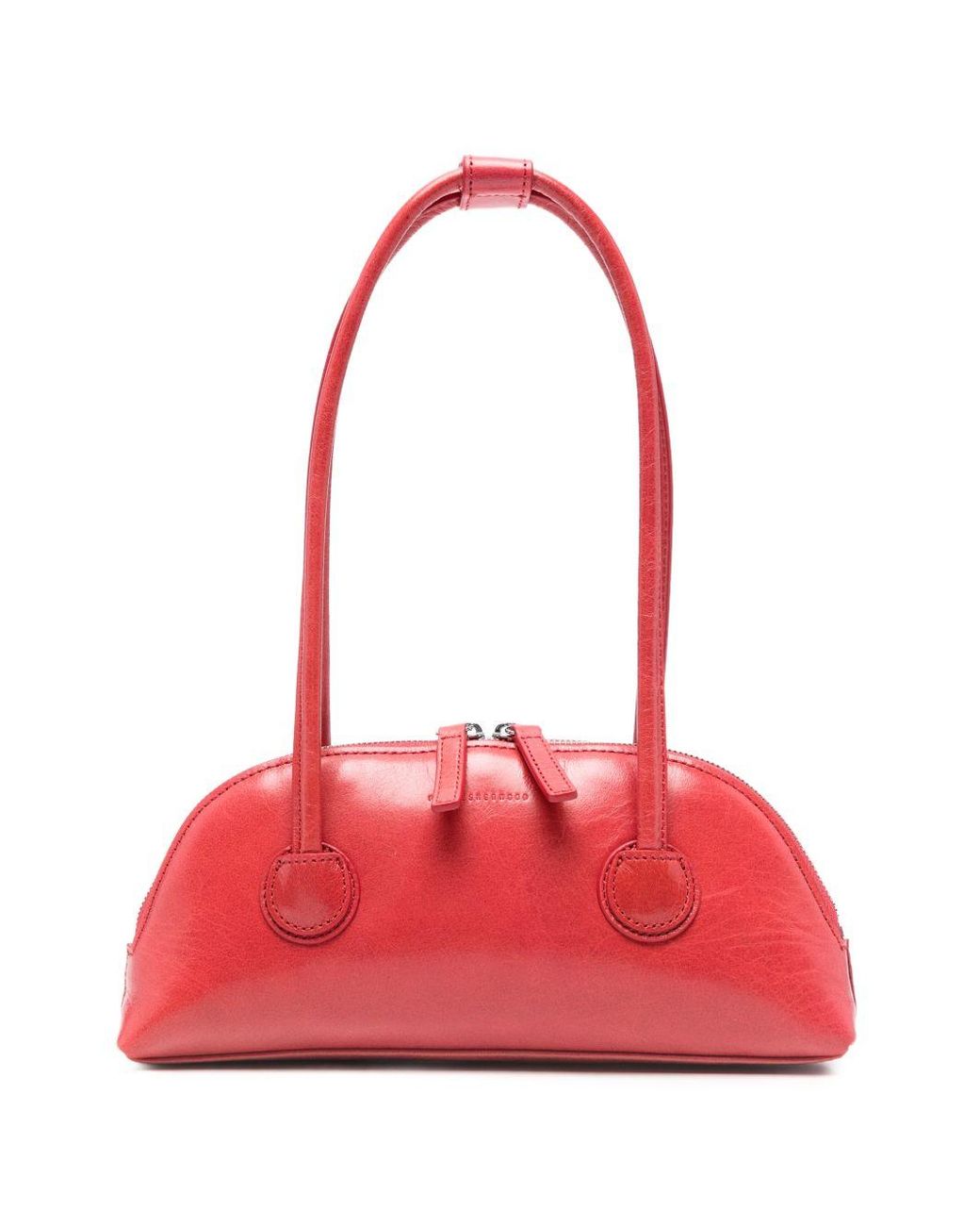 MARGE SHERWOOD Red Bessette Leather Shoulder Bag